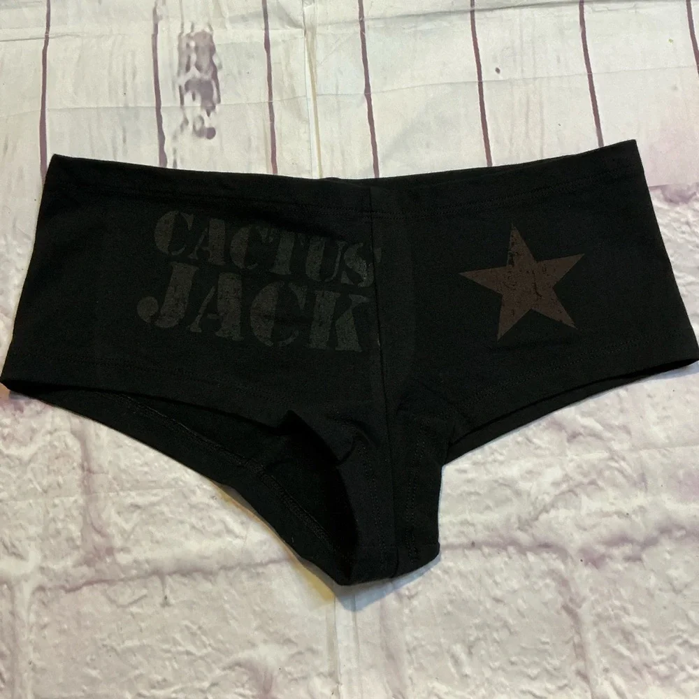 Travis Scott Black Adult Under Pants Shorts Set Of Two Size X-LARGE